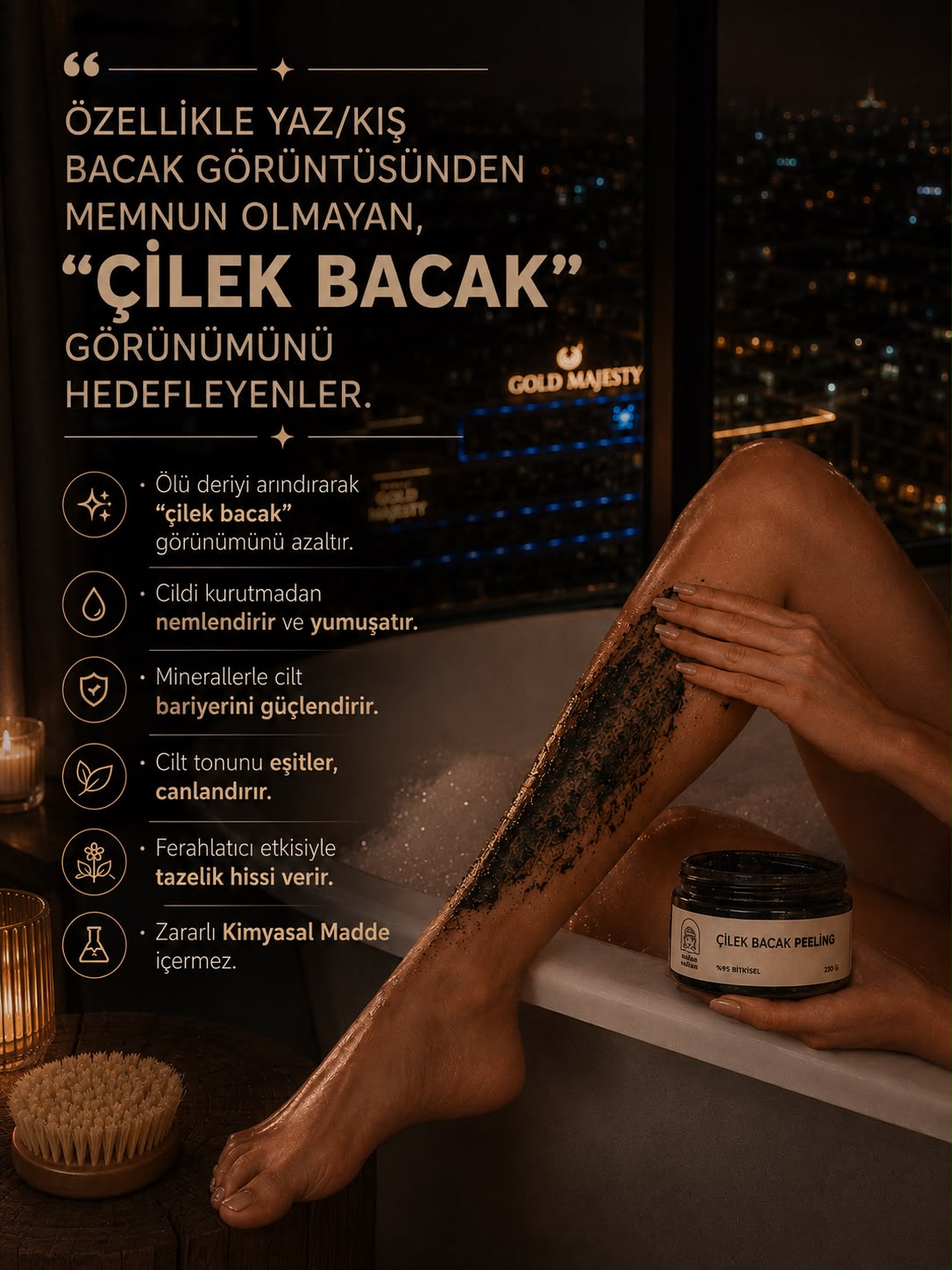 Çilek Bacak Peeling 230 ml