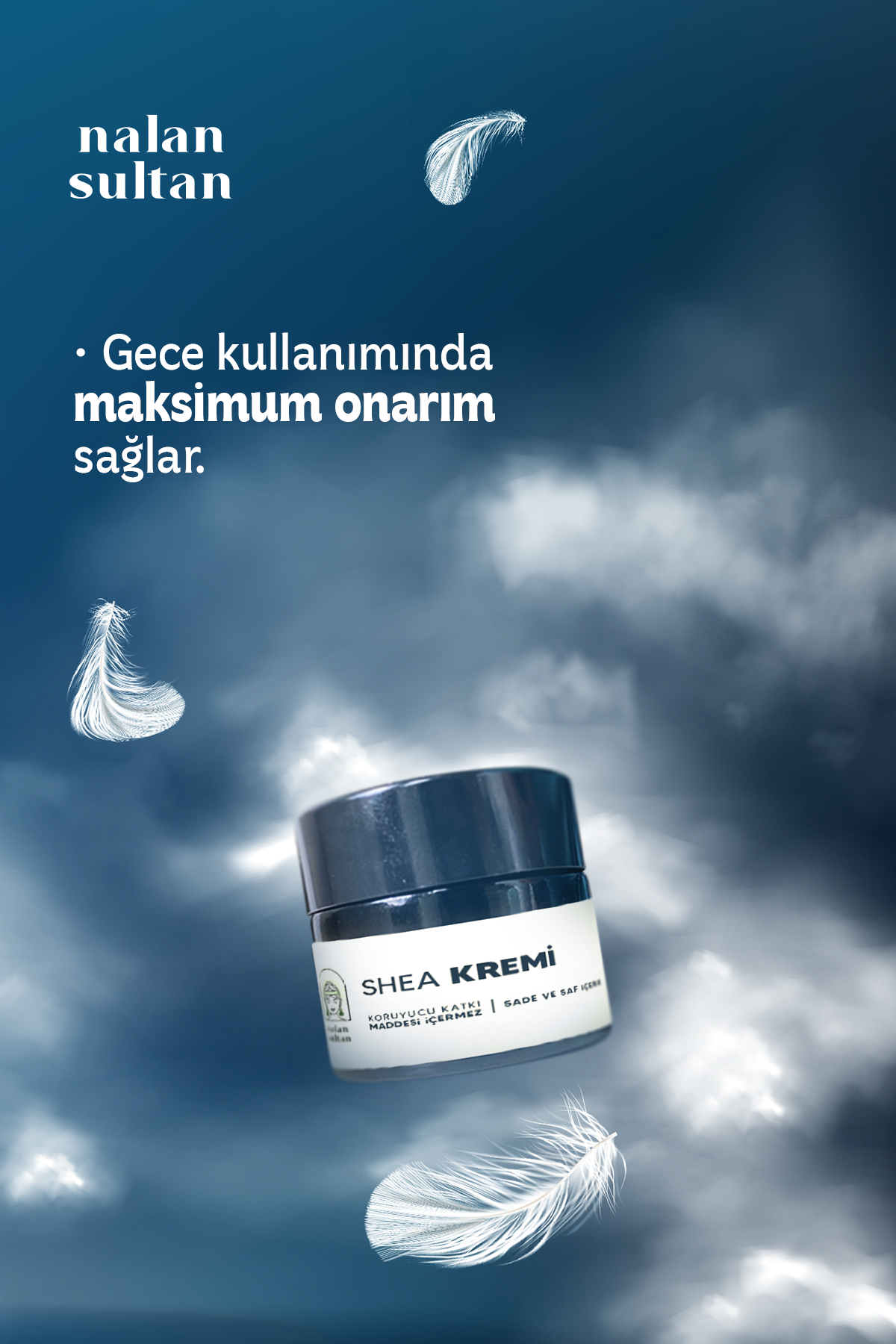 Nalan Sultan | Çanta Boy Orijinal Shea Kremi, El Yüz Vücut Bakım Kremi, Original Shea Butter, Yüksek Onarıcı Krem (10 ml)