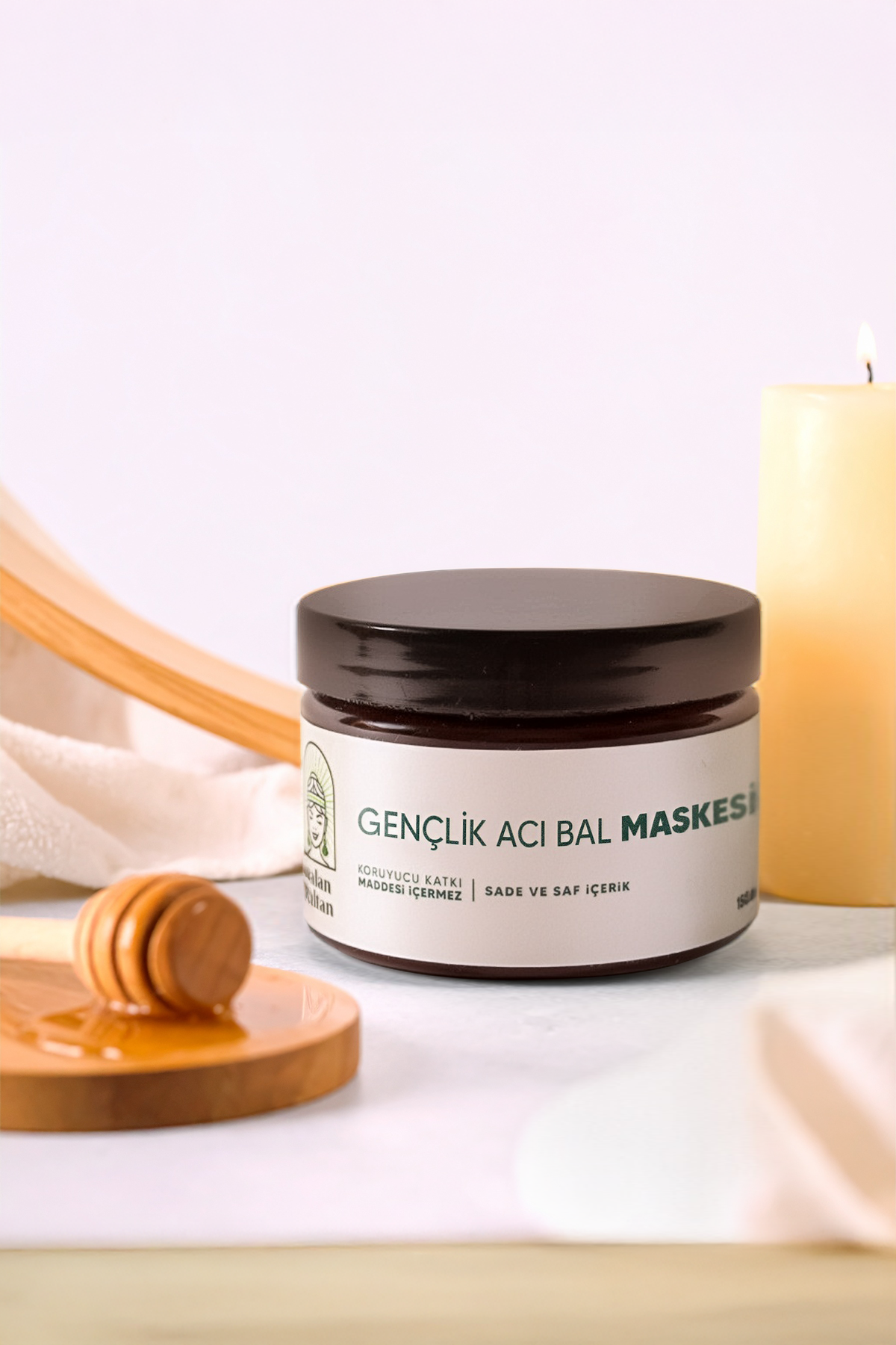 Nalan Sultan | Gençlik Acı Bal Maskesi, Orijinal Acı Ballı Yüz Maskesi, Honey Glow Mask, Nem ve Elastiklği Artırır