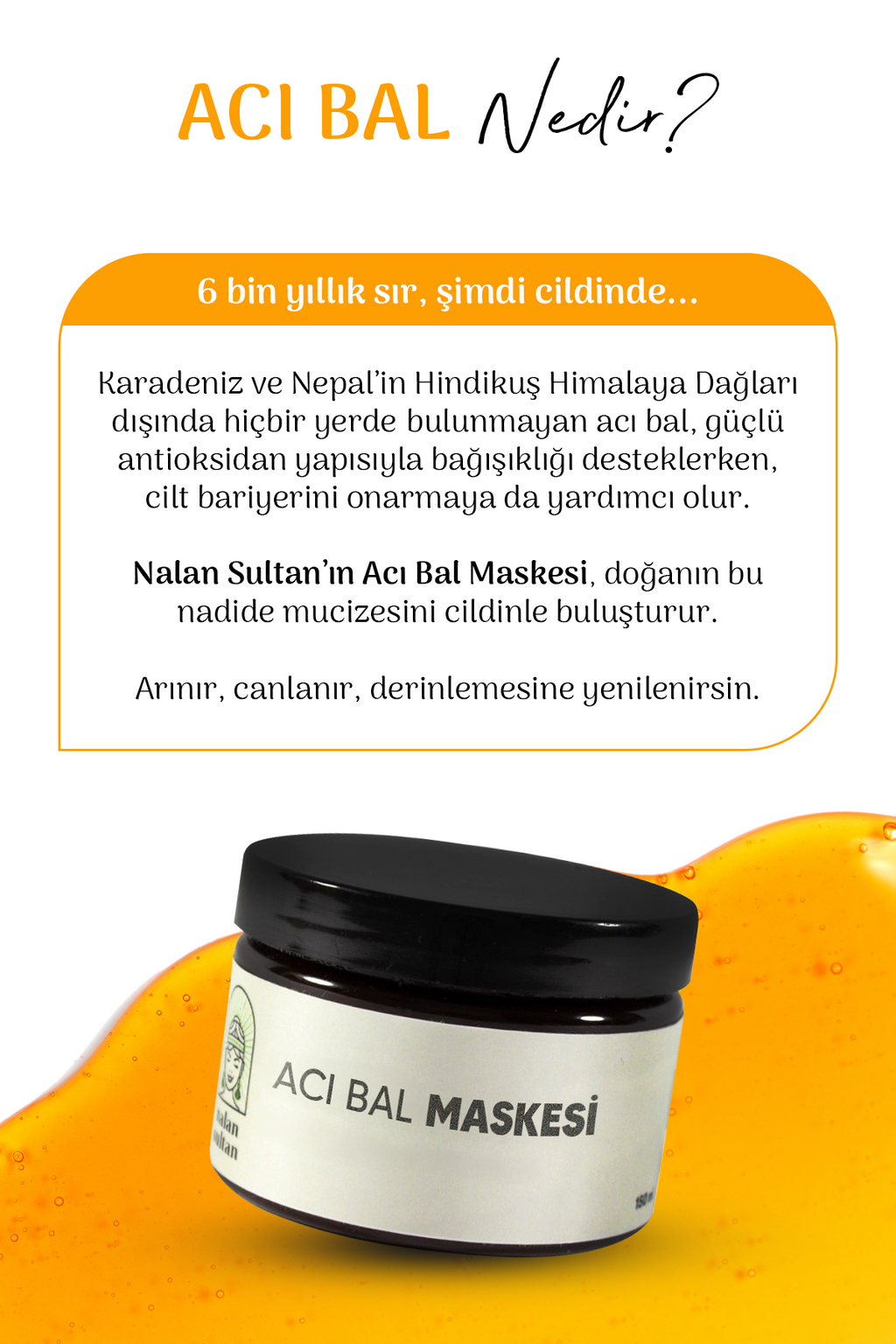 Acı Bal Maskesi 150 ml
