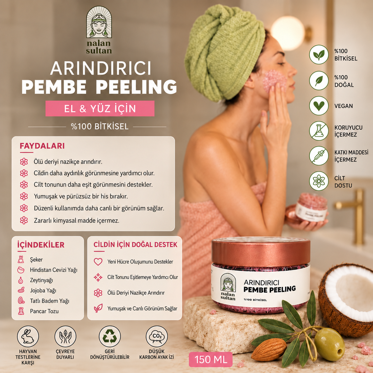 Arındırıcı Pembe Peeling 150 ml