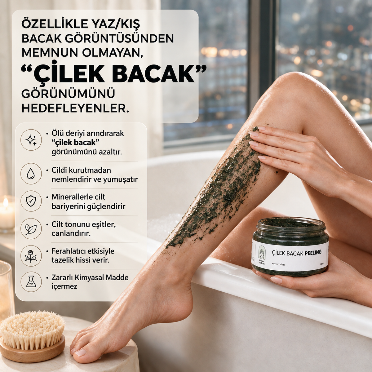 Çilek Bacak Peeling 230 ml