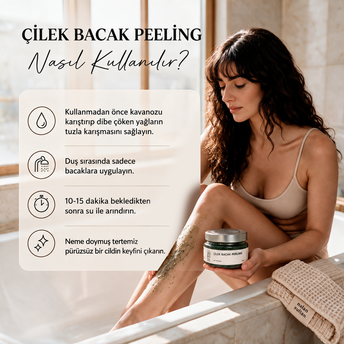 Çilek Bacak Peeling 230 ml