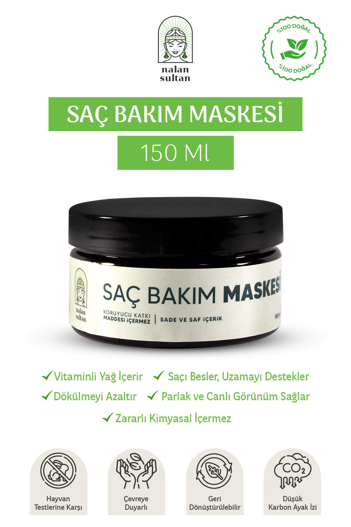 Saç Bakım Maskesi 150 ml