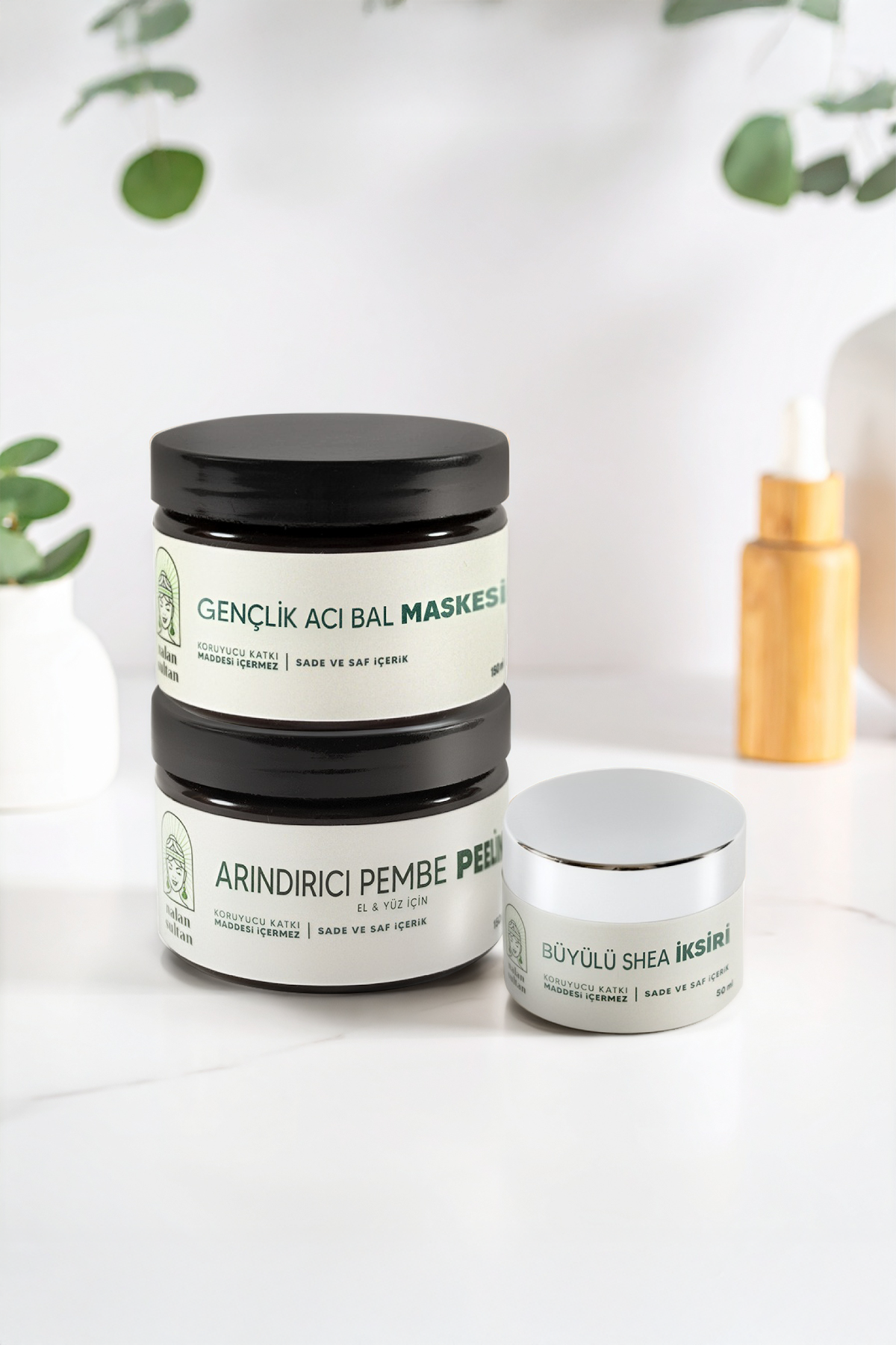 Saf Aura Güzellik Seti | Cilt Tonu Eşitleyici, Orijinal Shea Yağlı Krem, %100 Bitkisel Bakım Seti