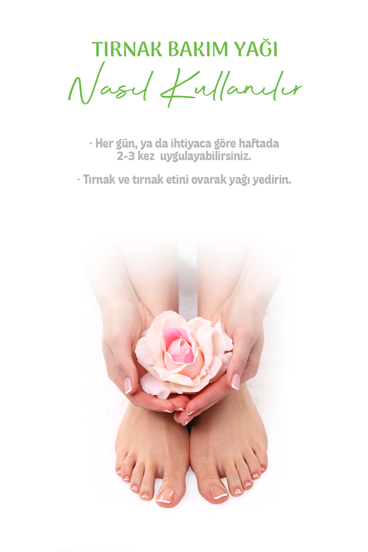 Güçlendirici, Besleyici, Nemlendirici, Vegan Tırnak Bakım Yağı %100 Naturel (30ml)