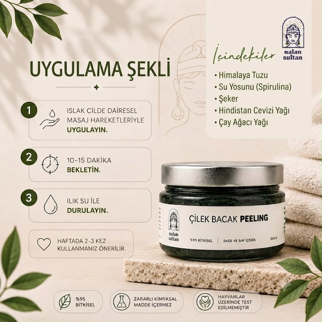 Çilek Bacak Peeling 230 ml