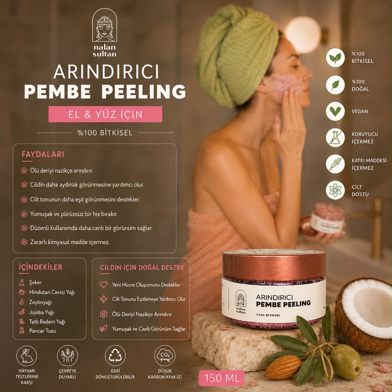 Arındırıcı Pembe Peeling 150 ml